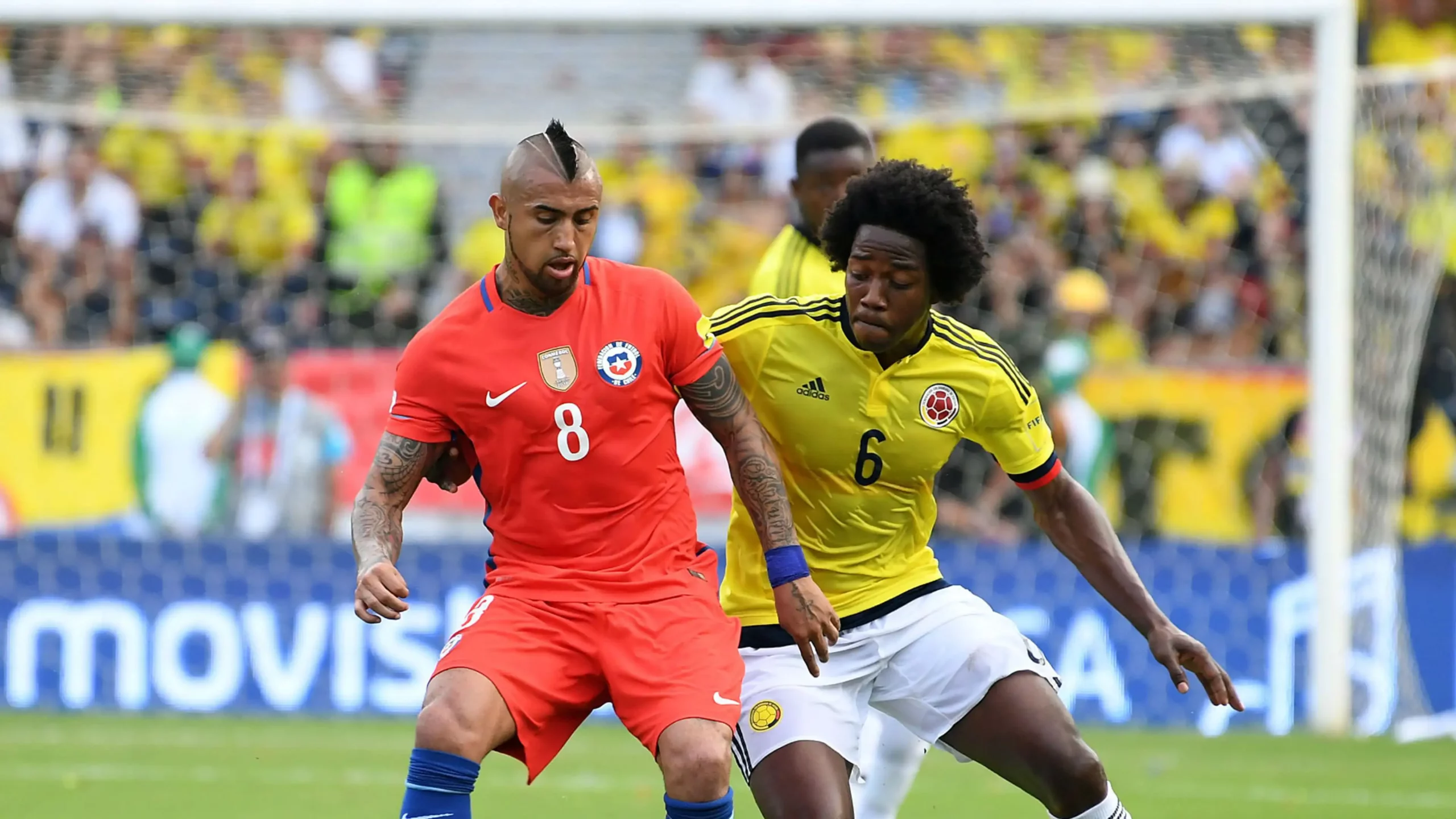 Colombia vs. Chile en Barranquilla Eliminatorias