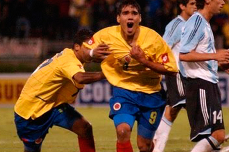 Falcao le marcó a Argentina en un Sudamericano